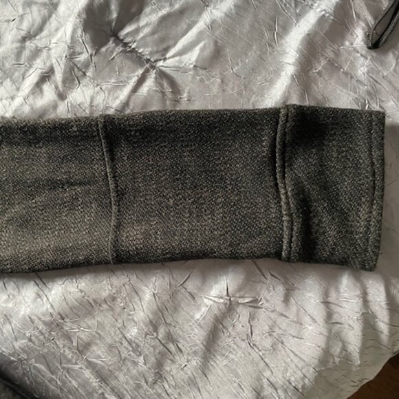 Xhilaration Black Faux Leather and Sweater Jacket Women- Size L - NWOT - Picture 10 of 14